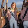 Miss Languedoc-Roussillon en Californie, le 20 novembre 2017 lors d'une activité montgolfière.