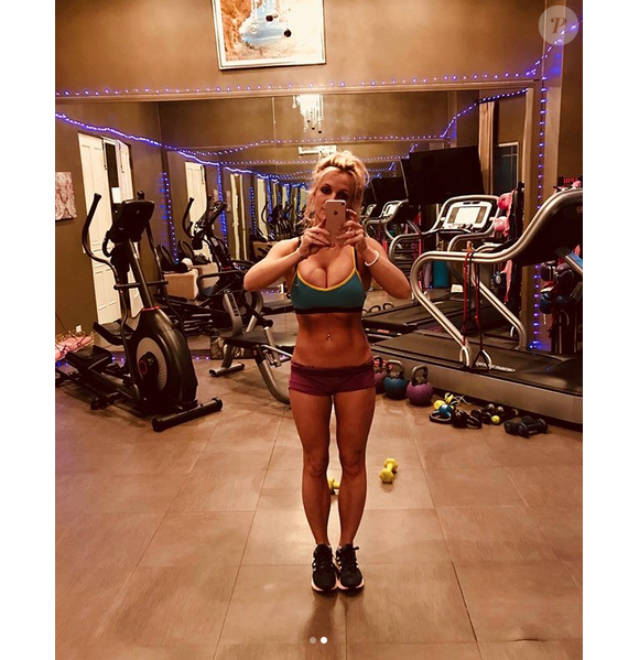 Selfie de Britney Spears. Novembre 2017.