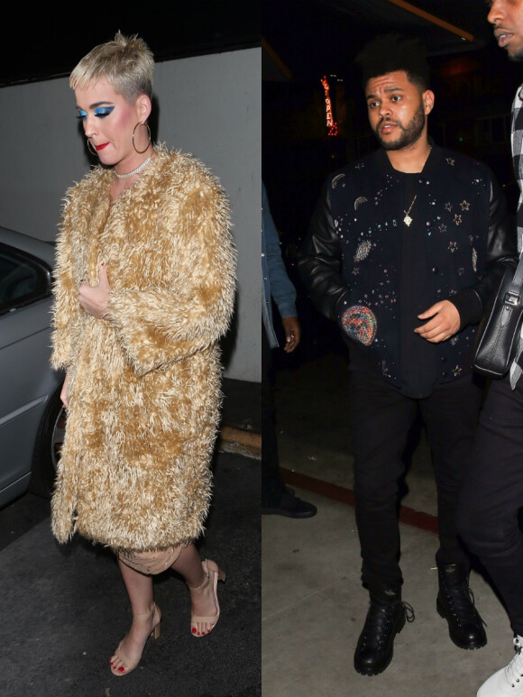 Lundi 20 novembre, Katy Perry et The Weeknd ont dîné au restaurant Madeo à West Hollywood.