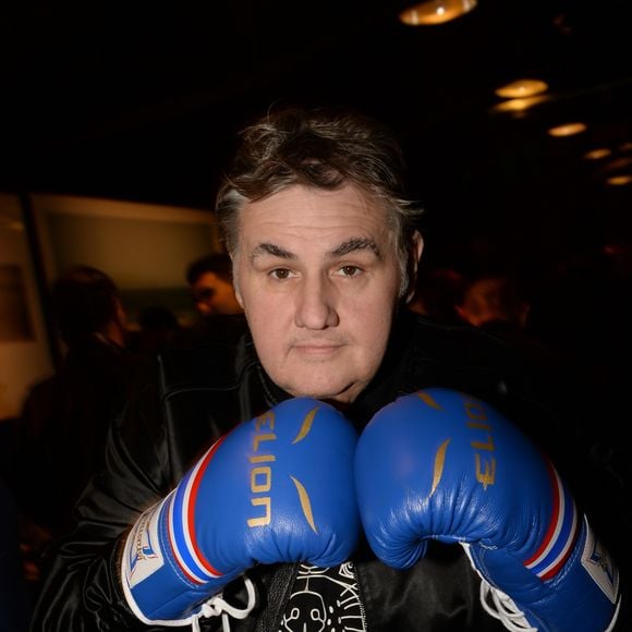 Exclusif - Pierre Ménès - Célébrités au cocktail après le deuxième combat professionnel "La conquête" du français T. Yoka contre l'américain J. Rice au Zénith de Paris, le 14 octobre 2017. © Rachid Bellak/Bestimage