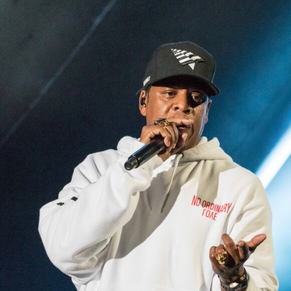 JAY-Z au festival Budweiser Made In America Music Festival à Philadelphie. Le 3 septembre 2017.