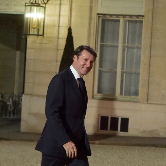 Christian Estrosi, maire de Nice - Réception au palais de l'Elysée en l'honneur des maires de France à Paris, France, le 22 novembre 2017. © Giancarlo Gorassini/Bestimage