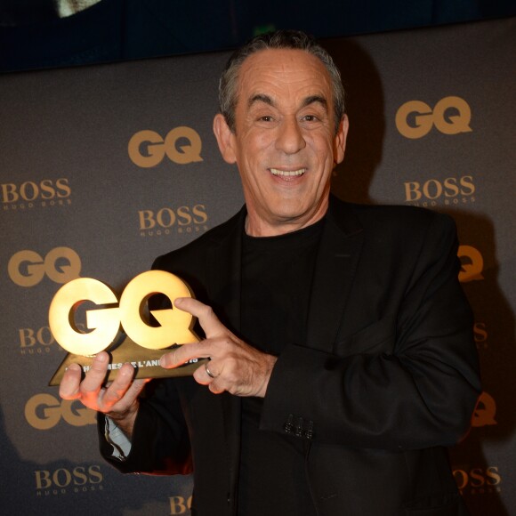 Exclusif - Thierry Ardisson - Intérieur - Cérémonie des "GQ 2015, Les Hommes de l'Année" au Shangri-La Hotel à Paris, le 25 janvier 2016. © Rachid Bellak/Bestimage