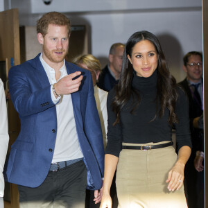 Le prince Harry et Meghan Markle à Nottingham le 1er décembre 2017, en mission officielle quatre jours après l'annonce de leurs fiançailles.