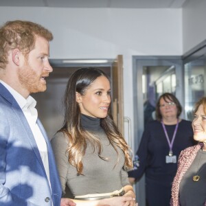 Le prince Harry et Meghan Markle à Nottingham le 1er décembre 2017, en mission officielle quatre jours après l'annonce de leurs fiançailles.