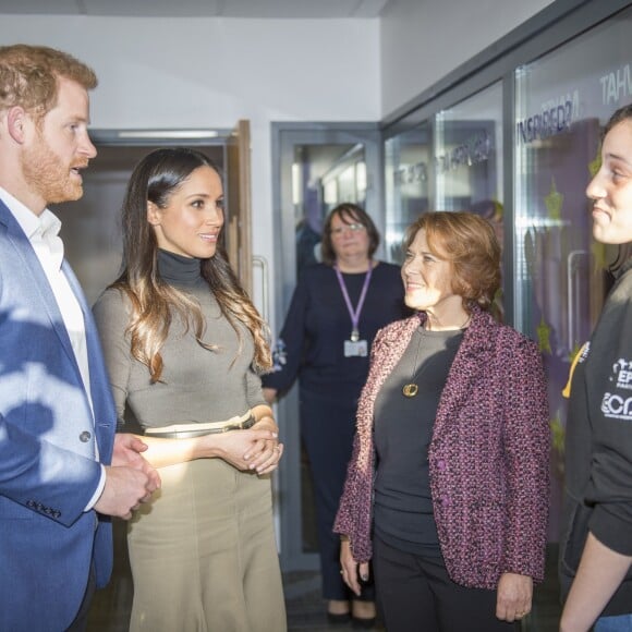 Le prince Harry et Meghan Markle à Nottingham le 1er décembre 2017, en mission officielle quatre jours après l'annonce de leurs fiançailles.