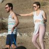 Kate Hudson et son compagnon Danny Fujikawa se promènent à Los Angeles le 3 décembre 2017.