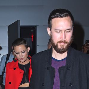 Kate Hudson est allée diner avec son compagnon Danny Fujikawa à New York, le 22 septembre 2017