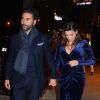 Exclusif - Eva Longoria et son mari Jose Baston sont allés dîner au restaurant Cipriani à New York, le 21 novembre 2017.