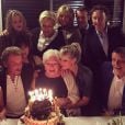 Line Renaud fête son anniversaire avec ses amis stars (Vanessa Paradis, Johnny et Laeticia Hallyday, Emmanuel Macron...), le 5 juillet 2016