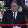 Jean Reno aux obsèques de Johnny Hallyday à Paris. Le 9 décembre 2017.