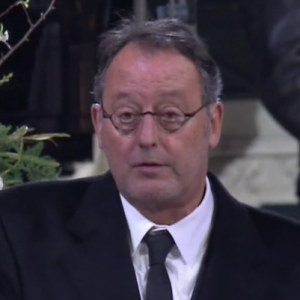 Jean Reno aux obsèques de Johnny Hallyday à Paris. Le 9 décembre 2017.