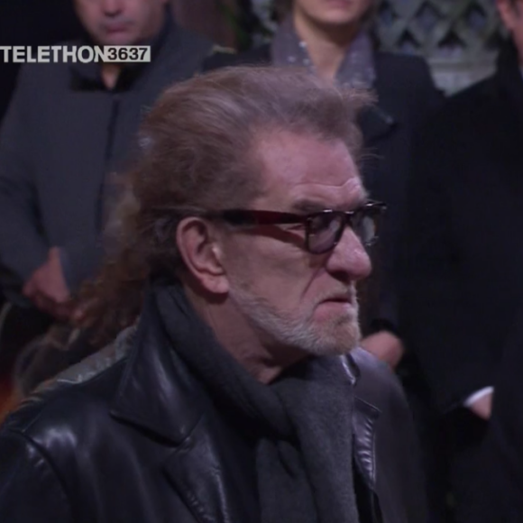 Eddy Mitchell aux obsèques de Johnny Hallyday à Paris. Le 9 décembre 2017.
