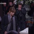 Julie Gayet aux obsèques de Johnny Hallyday à Paris. Le 9 décembre 2017.
