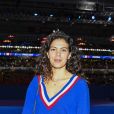 Noura El Shwekh (compagne de Jo-Wilfried Tsonga ) - 1er match de la Finale de la coupe Davis opposant la France à la Belgique remporté par Goffin (7-5, 6-3, 6-1) au Stade Pierre Mauroy à Lille , le 24 novembre 2017. © Perusseau - Ramsamy / Bestimage