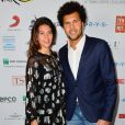 Naissance - Jo-Wilfried Tsonga est papa pour la première fois - Jo-Wilfried Tsonga et sa compagne Noura, enceinte - Soirée de gala des 20 ans de l'association "Fête le Mur" de Yannick Noah au Chalet des Iles à Paris le 9 novembre 2016. © Coadic Guirec/Bestimage