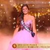 Miss Ile-de-France : Lison di Martino - Concours Miss France 2018. Sur TF1, le 16 décembre 2017.