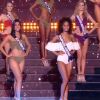 Les 12 demi-finalistes - Concours Miss France 2018. Sur TF1, le 16 décembre 2017.