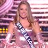 Miss Pays de Loire : Chloé Guémard en tenue de fête de la musique - Concours Miss France 2018. Sur TF1, le 16 décembre 2017.