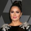 Salma Hayek - Les célébrités arrivent à la soirée des "Governors Awards" à Hollywood le 11 novembre 2017.