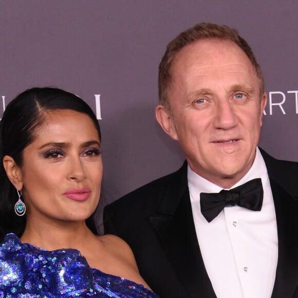 Salma Hayek et son mari François-Henri Pinault à la soirée LACMA Art au musée LACMA à Los Angeles, le 4 novembre 2017 © Chris Delmas/Bestimage