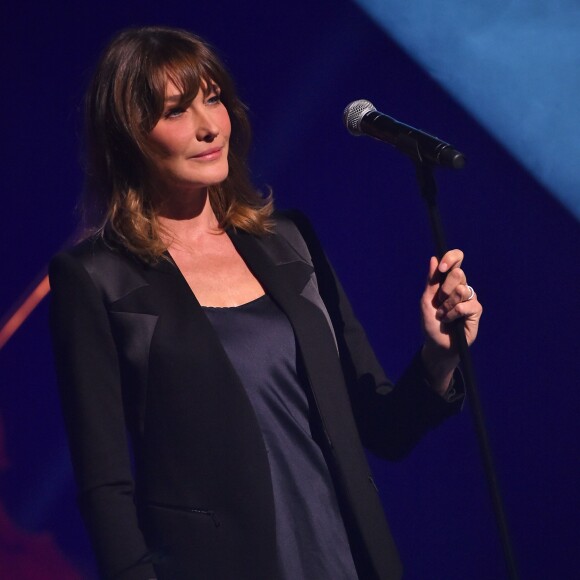 Exclusif - Carla Bruni Sarkozy est en concert à l'Opéra Garnier à Monaco. Le 29 novembre 2017. © Bruno Bebert / Bestimage