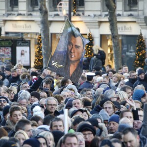 Obsèques de Johnny Hallyday en l'église La Madeleine à Paris, le 9 décembre 2017. © Christophe Aubert/Bestimage