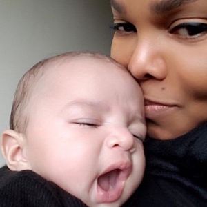 Janet Jackson avec son fils.