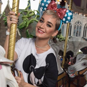 Katy Perry s'amuse au parc Disney en Floride le 18 décembre 2017.