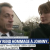 Nicolas Sarkozy et Carla Bruni se sont recueillis devant la dépouille de Johnny Hallyday au funérarium du Mont-Valérien dans les Haut-de-Seine, vendredi 8 décembre 2017.