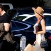 Exclusif - Amber Heard est allée prendre le petit-déjeuner avec son ex-compagnon Elon Musk au Sweet Butter Kitchen à Sherman Oaks. Los Angeles, le 16 novembre 2017.