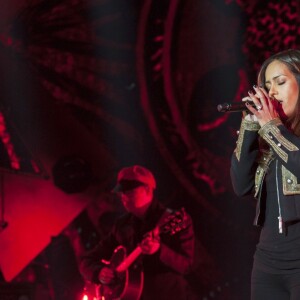 Exclusif - Amel Bent - Enregistrement de l'émission "Johnny, toute la musique qu'ils aiment" à la Seine Musicale, le 13 décembre 2017. L'émission sera diffusée le samedi 6 janvier sur TF1 © Perusseau-Veeren / Bestimage