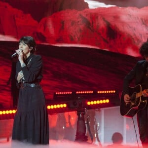 Exclusif - Nolwenn Leroy et Yarol Poupaud - Enregistrement de l'émission "Johnny, toute la musique qu'ils aiment" à la Seine Musicale, le 13 décembre 2017. L'émission sera diffusée le samedi 6 janvier sur TF1 © Perusseau-Veeren / Bestimage