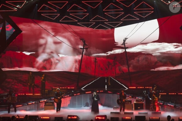 Exclusif - Nolwenn Leroy et Yarol Poupaud - Enregistrement de l'émission "Johnny, toute la musique qu'ils aiment" à la Seine Musicale, le 13 décembre 2017. L'émission sera diffusée le samedi 6 janvier sur TF1 © Perusseau-Veeren / Bestimage