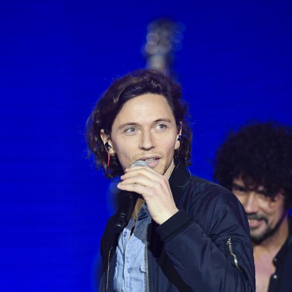 Exclusif - Raphaël et Yarol Poupaud - Enregistrement de l'émission "Johnny, toute la musique qu'ils aiment" à la Seine Musicale, le 13 décembre 2017. L'émission sera diffusée le samedi 6 janvier sur TF1 © Perusseau-Veeren / Bestimage