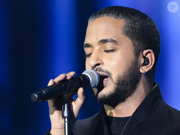 Exclusif - Slimane - Enregistrement de l'émission "Johnny, toute la musique qu'ils aiment" à la Seine Musicale, le 13 décembre 2017. L'émission sera diffusée le samedi 6 janvier sur TF1 © Perusseau-Veeren / Bestimage