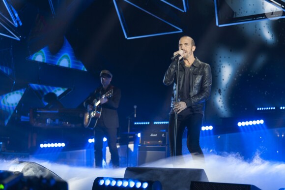 Exclusif - Calogero - Enregistrement de l'émission "Johnny, toute la musique qu'ils aiment" à la Seine Musicale, le 13 décembre 2017. L'émission sera diffusée le samedi 6 janvier sur TF1 © Perusseau-Veeren / Bestimage