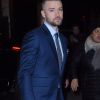 Justin Timberlake arrive à l'avant première du film 'Wonder Wheel' de W.Allen à New York, le 14 novembre 2017.