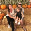 Hailey Duff, son fiancé Matt Rosenberg et leur fille Ryan. 2017.