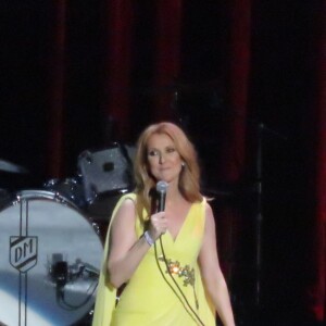 Semi-exclusif - Céline Dion au Caesars Palace à Las Vegas le 23 février 2016.