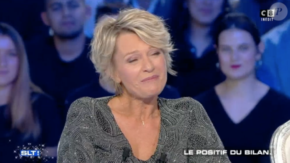 Sophie Davant dans "Salut les Terriens !" sur C8, le 6 janvier 2018.