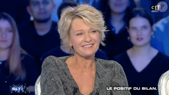 Sophie Davant dans "Salut les Terriens !" sur C8, le 6 janvier 2018.