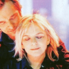 France Gall enlacée par David Hallyday - Instagram, le 7 janvier 2018.