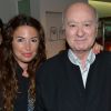 Georges Wolinski entre sa fille et sa femme - Archive - People au 25 ans de l'eau dynamisante chez Colette a Paris, le 29 mai 2012