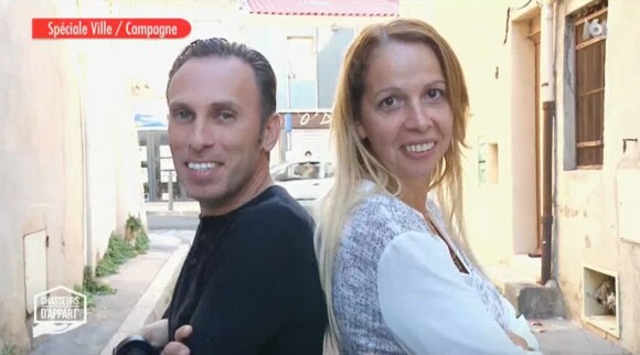 Patrice et Sabine, agents immobiliers dans "Chasseurs d'appart" (M6).