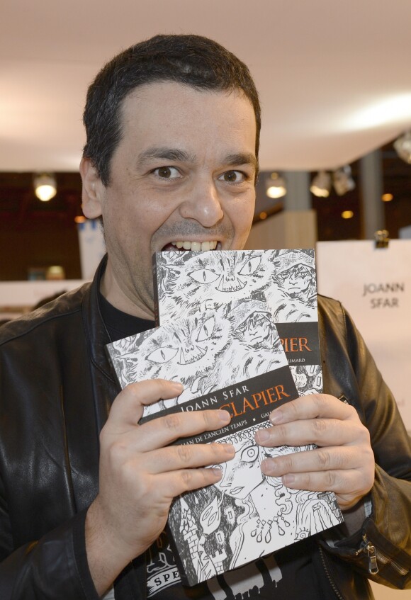 Joann Sfar - 34e édition du Salon du Livre à Paris Porte de Versailles le 22 mars 2014.