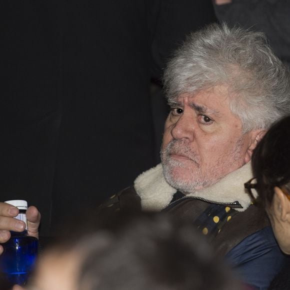 Pedro Almodovar au concert de Carla Bruni à Madrid le 10 janvier 2018.