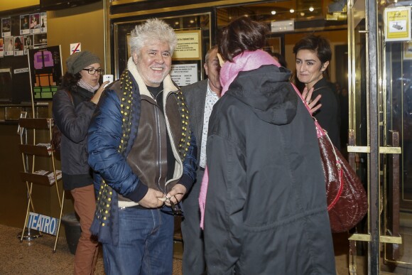 Pedro Almodovar au concert de Carla Bruni à Madrid le 10 janvier 2018.