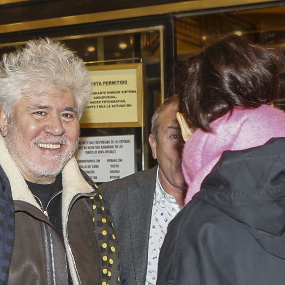 Pedro Almodovar au concert de Carla Bruni à Madrid le 10 janvier 2018.
