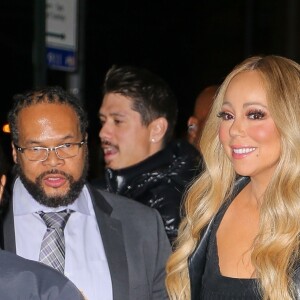 Mariah Carey à la sortie du théâtre Beacon à New York, le 4 décembre 2017.